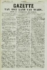 Gazette van het Land van Waes 30/01/1853