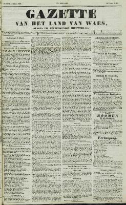 Gazette van het Land van Waes 08/03/1857