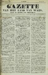 Gazette van het Land van Waes 14/01/1855