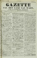 Gazette van het Land van Waes 18/02/1855