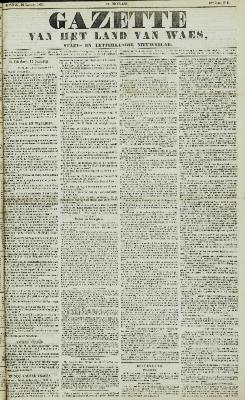 Gazette van het Land van Waes 18/01/1857