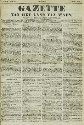 Gazette van het Land van Waes 02/08/1857