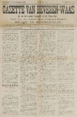 Gazette van Beveren-Waas 05/02/1888