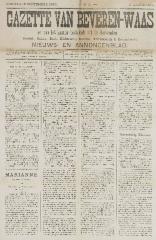 Gazette van Beveren-Waas 18/09/1887