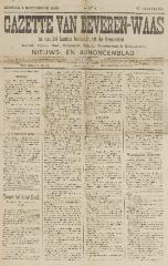 Gazette van Beveren-Waas  02/09/1888