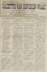 Gazette van Beveren-Waas 25/12/1887