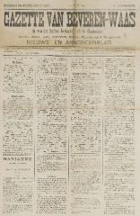 Gazette van Beveren-Waas 25/09/1887