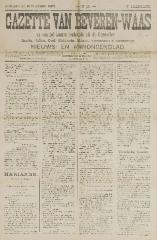 Gazette van Beveren-Waas 20/11/1887