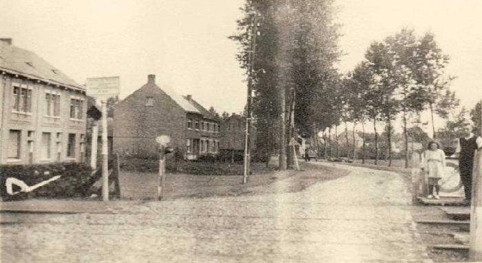 Prentkaart Spoorlijn 54 overweg Eigenlo