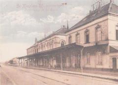 Prentkaart Spoorlijn 59 station Sint- Niklaas 1905