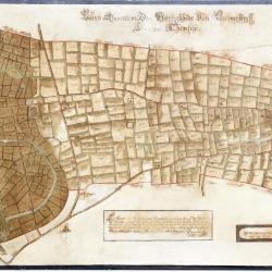 Figuratieve kaart van de heerlijkheid van Cauwerburgh