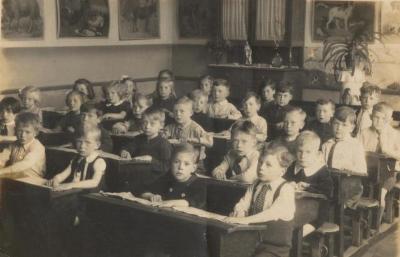 Vrije basisschool kleuterklas 1938