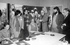 Werkbezoek van delegatie uit Gorinchem, 31 maart 1980