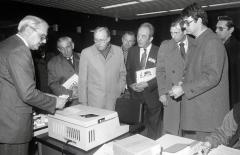 Werkbezoek van delegatie uit Gorinchem, 31 maart 1980