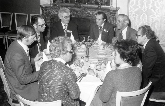 Werkbezoek van delegatie uit Gorinchem, 31 maart 1980