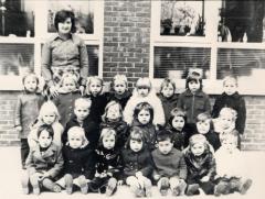 Vrije basisschool kleuterklas 1960