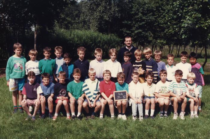 Klasfoto Gemeenteschool Waasmunster 1991-1992