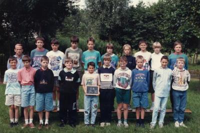 Klasfoto Gemeenteschool Waasmunster 1991-1992