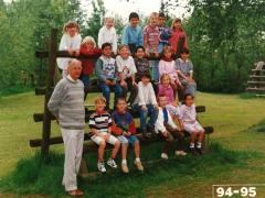 Klasfoto Stedelijke Basisschool Spoele 1994 - 1995