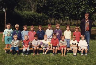 Klasfoto Gemeenteschool Waasmunster 1991-1992