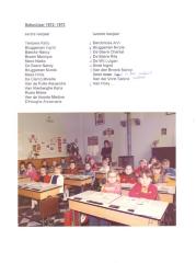 Klasfoto Vrije Lagere School Waasmunster, 1972-1973