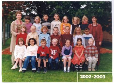 Klasfoto Stedelijke Basisschool Spoele, 2002-2003