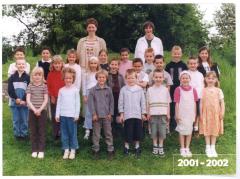 Klasfoto Stedelijke Basisschool Spoele, 2001-2002