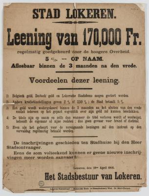 1916-Lening van 170,000 fr. 