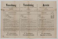 1916- Verordening ivm toltarief en accijnsen