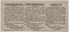 1916- Verordening verbod van politieke demonstraties