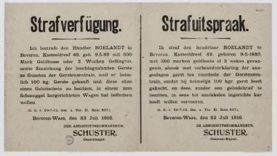 1916- Strafuitspraken