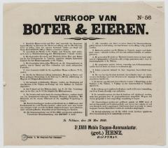 1916 - Verkoop van boter en eieren