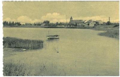 Zicht op de kreek - Kieldrecht