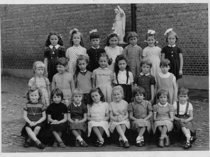 Klasfoto kleuters Sinaai 1959 - 1960