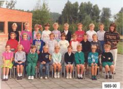 Klasfoto: derde leerjaar 1989-1990