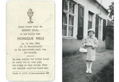 Communie Eerste Mels Monique