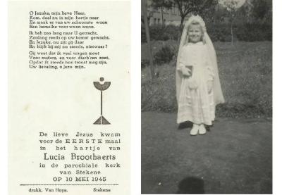 Communie Eerste Broothaerts Lucia