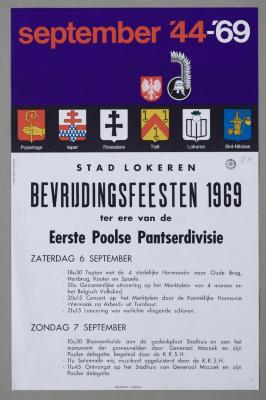 Bevrijdingsfeesten 1969  ter ere v/d  1° Poolse Pantserdivisie.