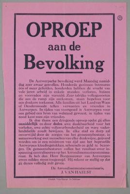 Medeleven met Antwerpse bevolking,  terreuraanslag.