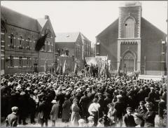 Filip De Pillecyn op een meeting te Sint-Amandsberg, 1919