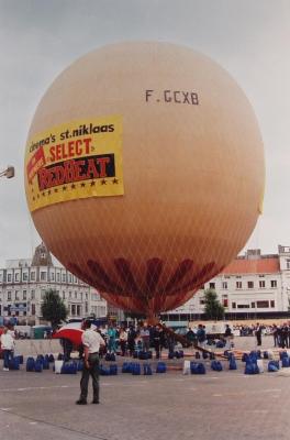Gasballon tijdens de Vredefeesten van 1990